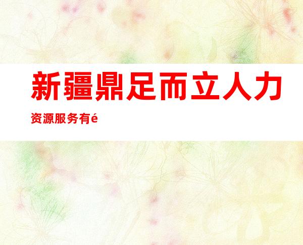 新疆鼎足而立人力资源服务有限公司